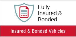 Fully Insured & Branded Vehicles